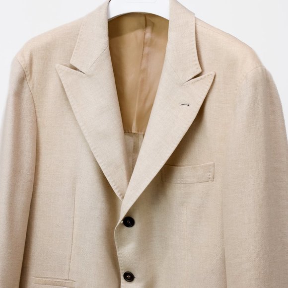 Brunello Cucinelli Men's Woven Cashmere Blazer - Picture 3 of 13
